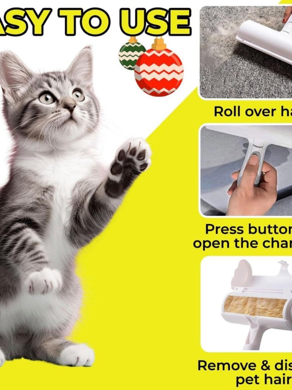 Reusable Pet Hair Remover Rollar - Picture 2 of 4